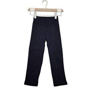 Lululemon Free to Flow Crop Leggings Size 2 Navy Yoga Workout Athleisure